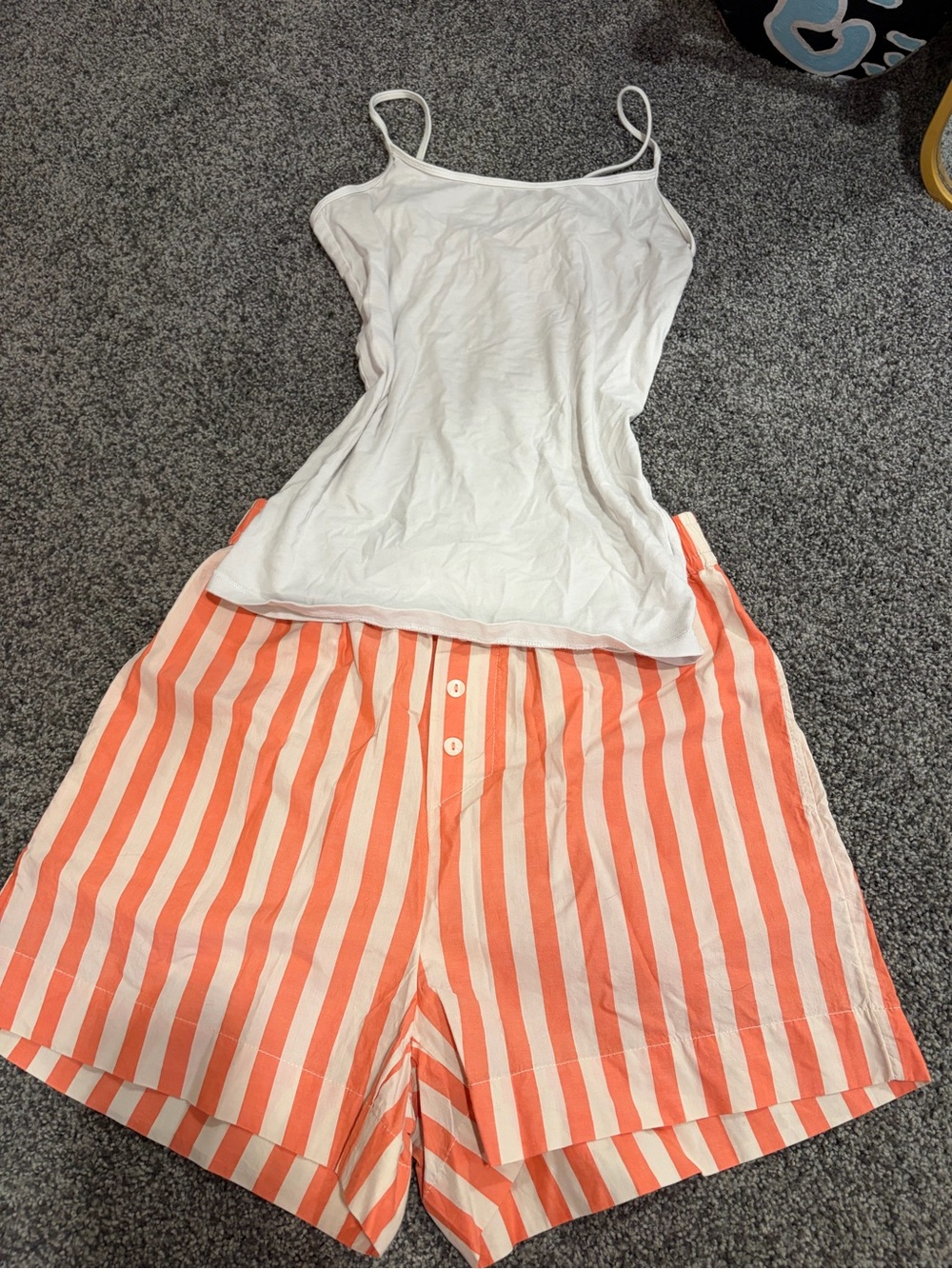 Coral Anthropologie Boxer shorts